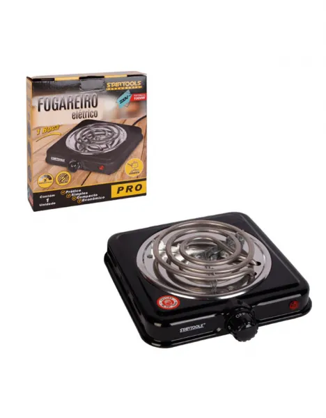 Fogueiro Elétrico 1000W 220V 