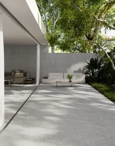 Biancogres Cannes Terrazzo Grigio EXT 90x90