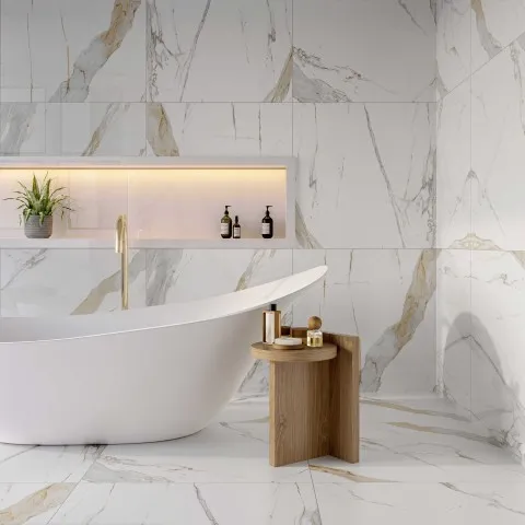 Biancogres Calacata Oro Lux 90x90