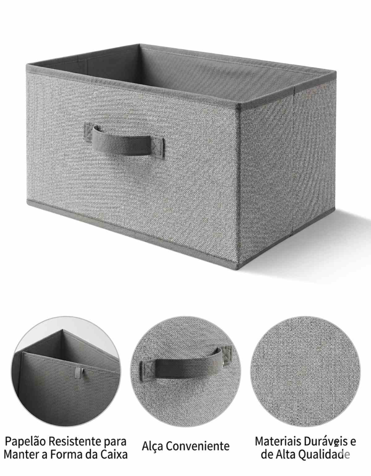 Caixa Organizadora Multiuso 31x31x15cm