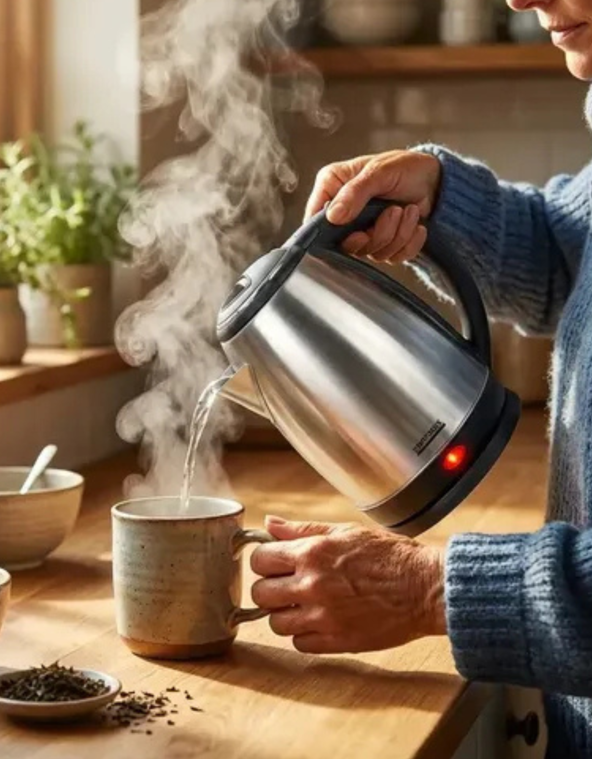 Chaleira Jarra Elétrica Inox 220V 