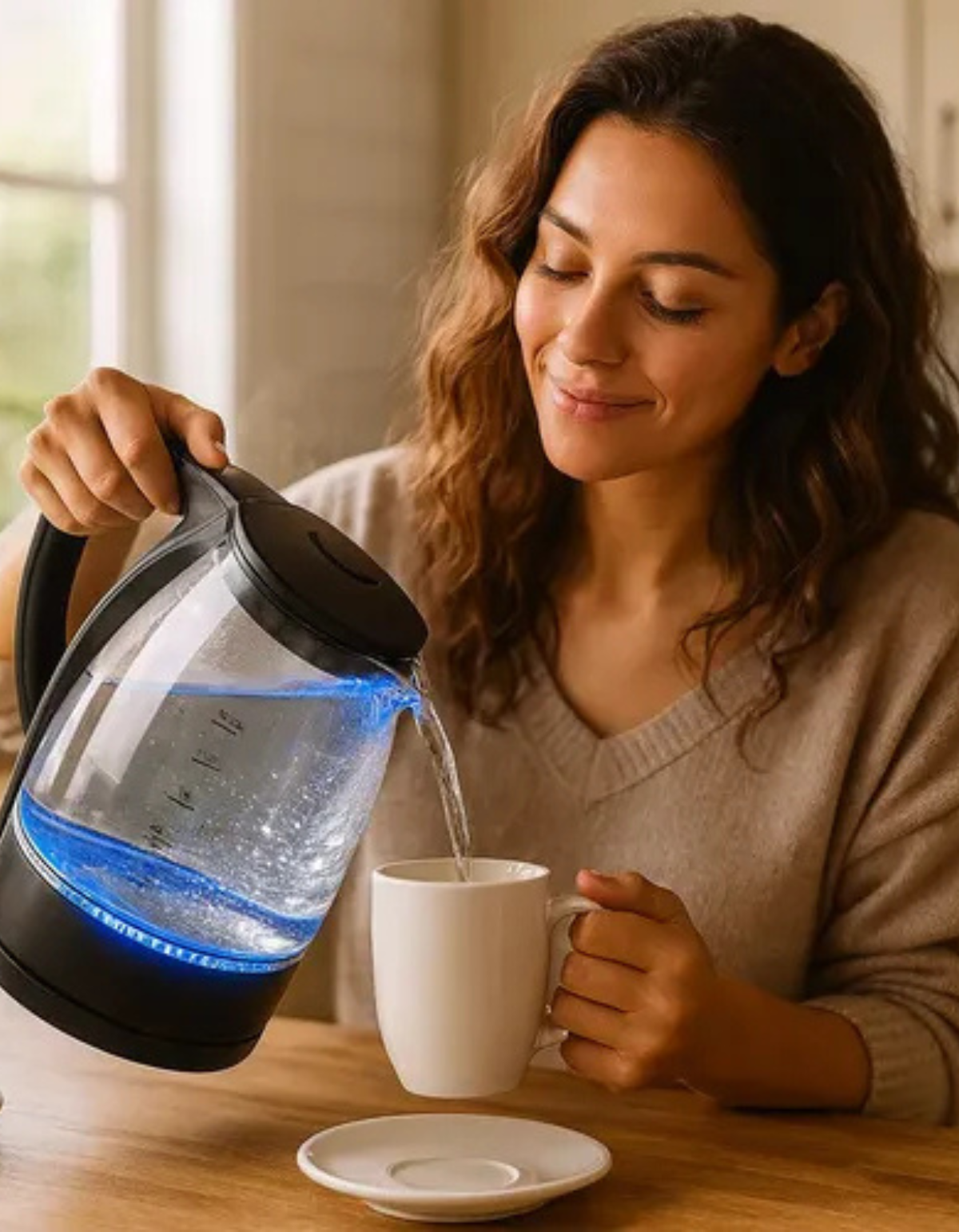 Chaleira Jarra Elétrica de Vidro 2L 220V