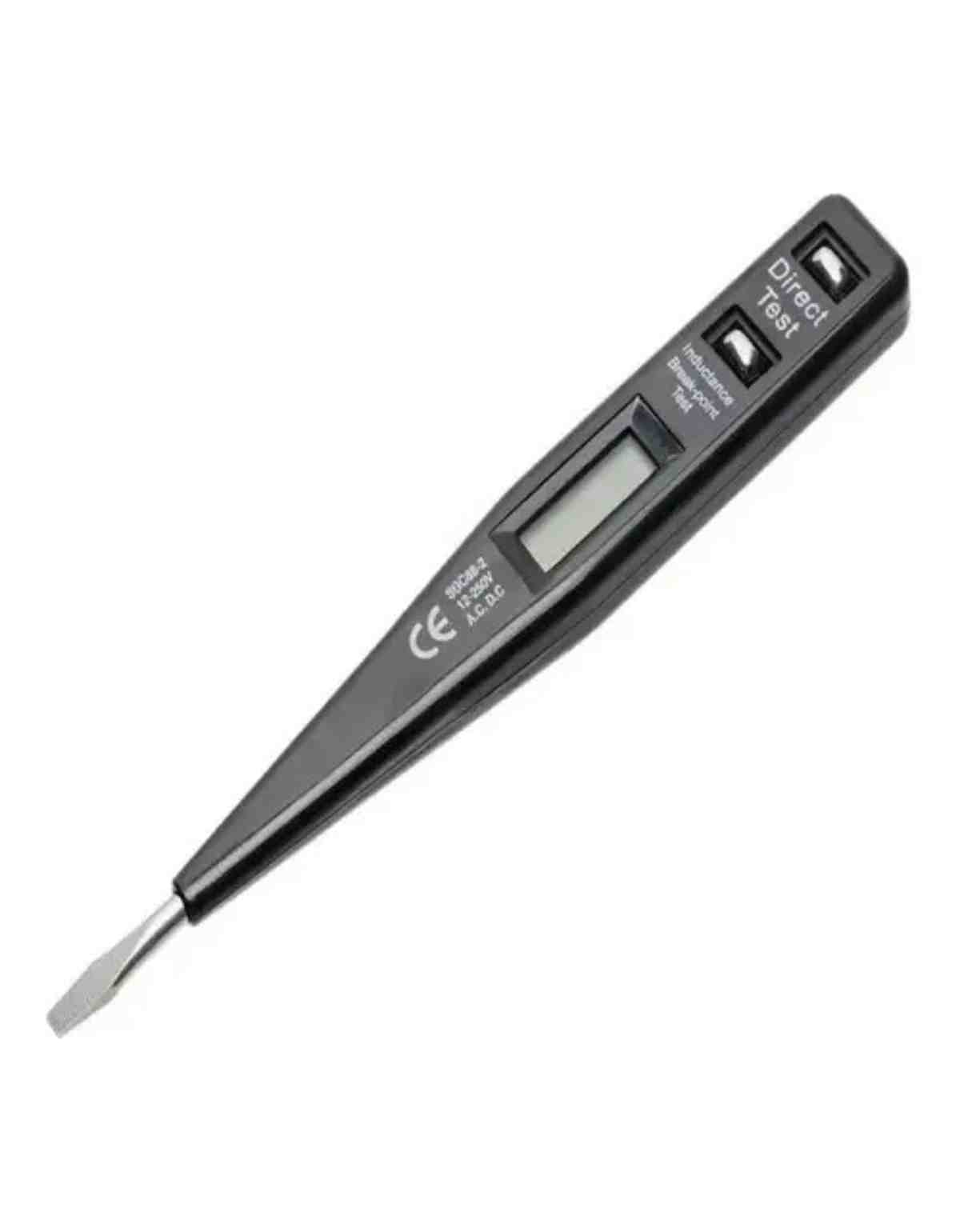 Chave Teste Preta 12/220Volts