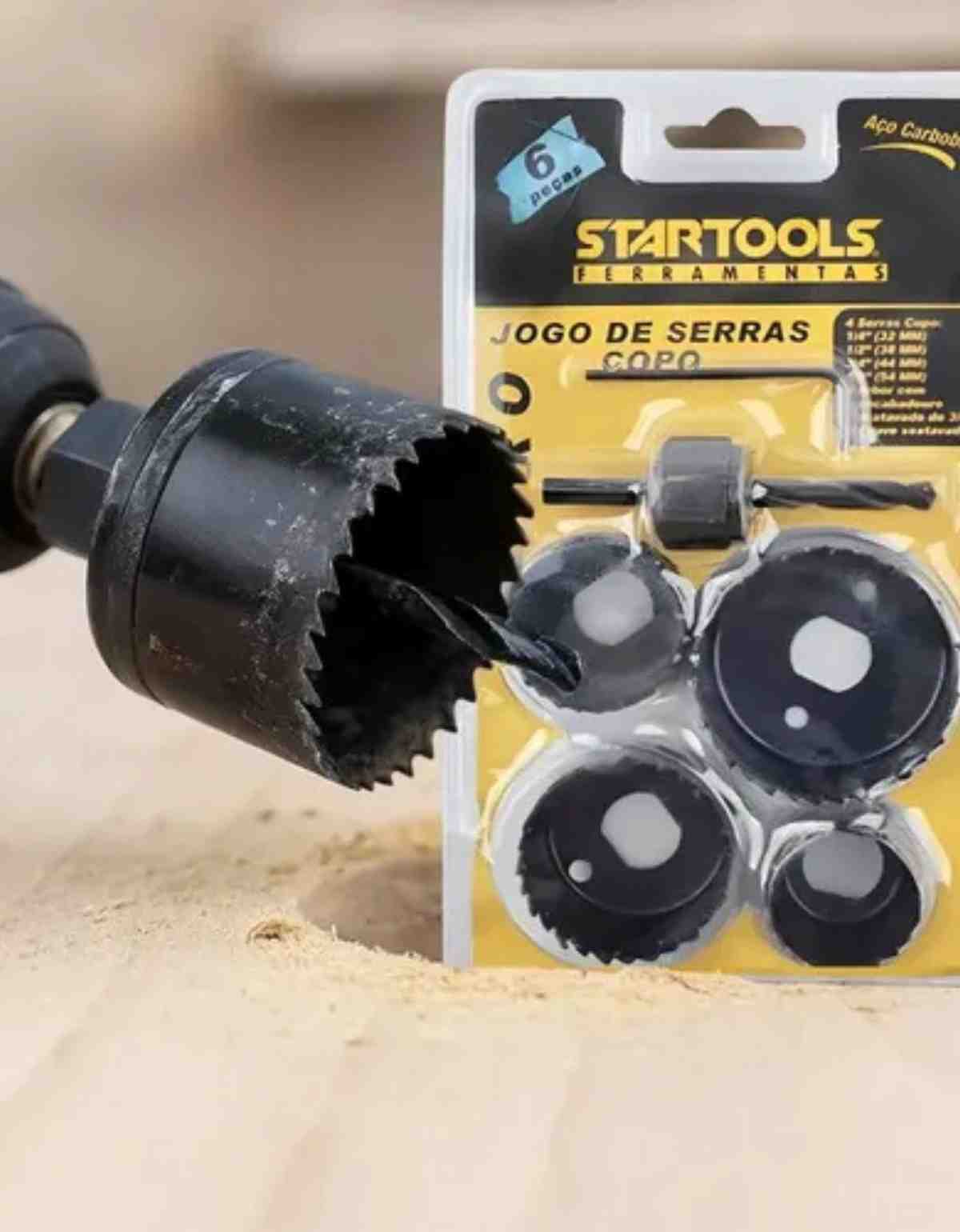 Serra Copo 6 peças Aço 