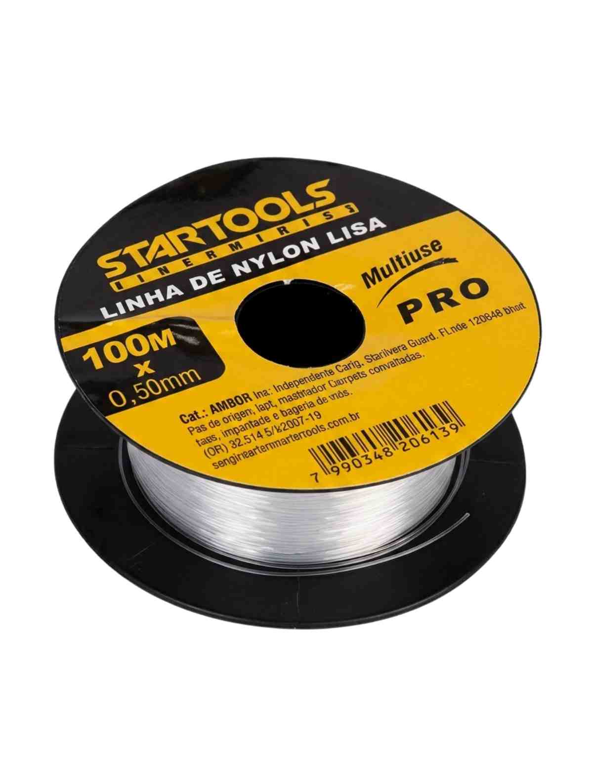 Linha de Nylon Lisa Multiuso 100mX0,2mm