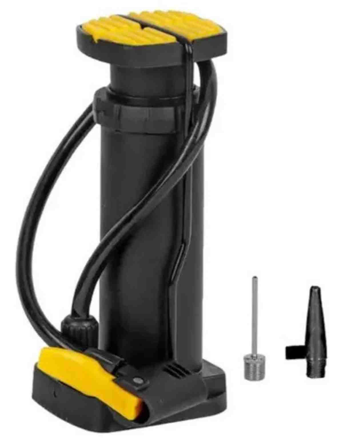 Bomba de Ar Manual  com Pedal  e  Adaptador 