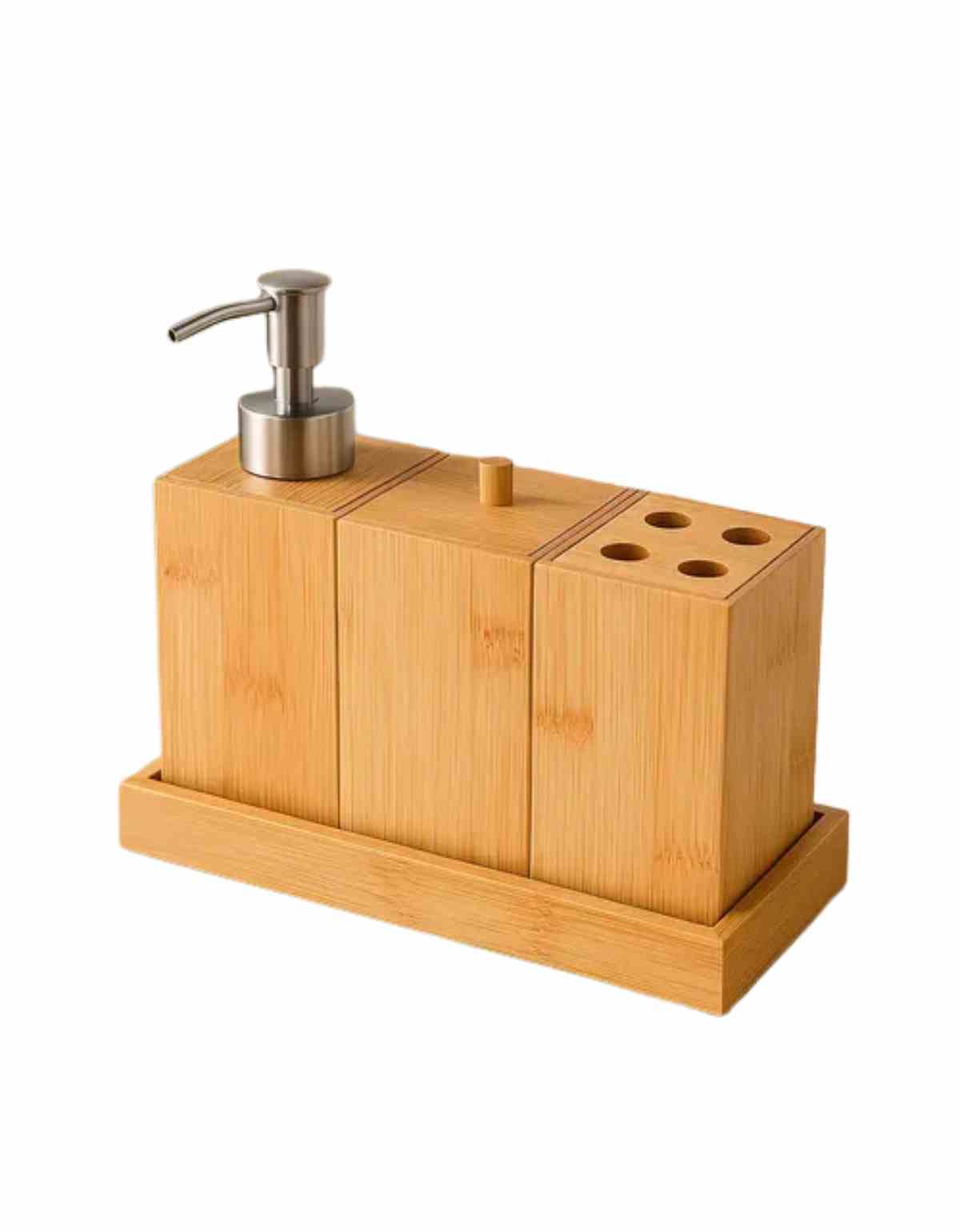 Conjunto para Banheiro 4 peças Linha Bambu